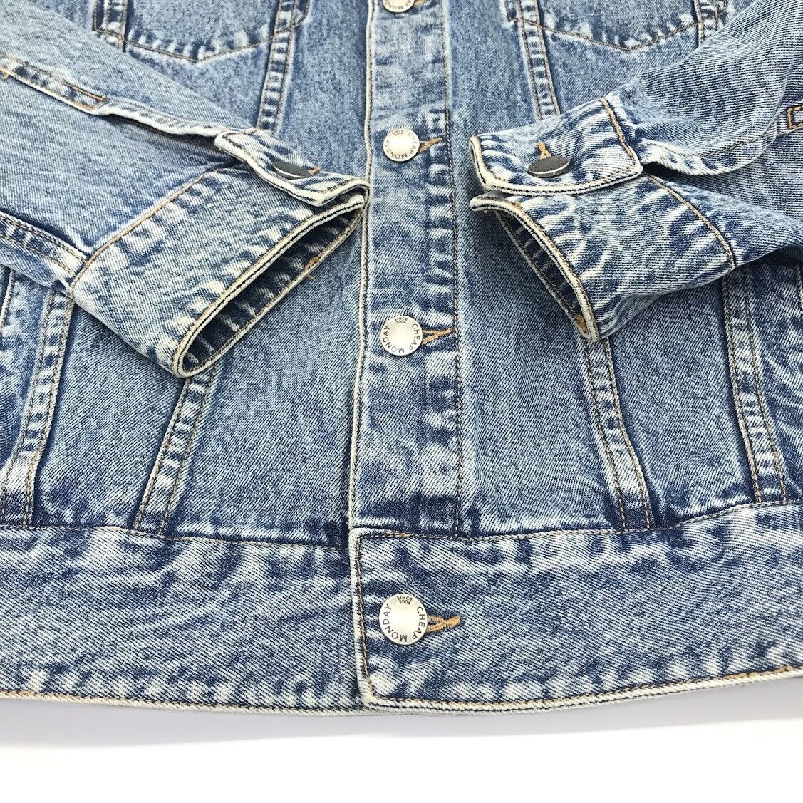 Cheap Monday Denim Jacket/0463232/ Blue Size S F094