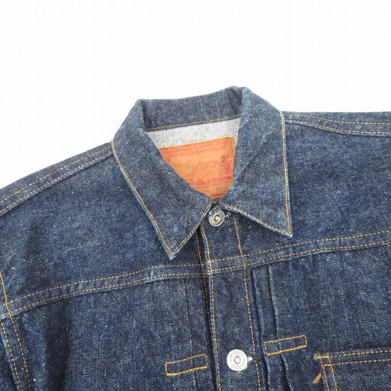 Samurai Jeans Model1/Standard 15Oz Sword Ear Selvedge Denim Jacket S0551Xx Blue