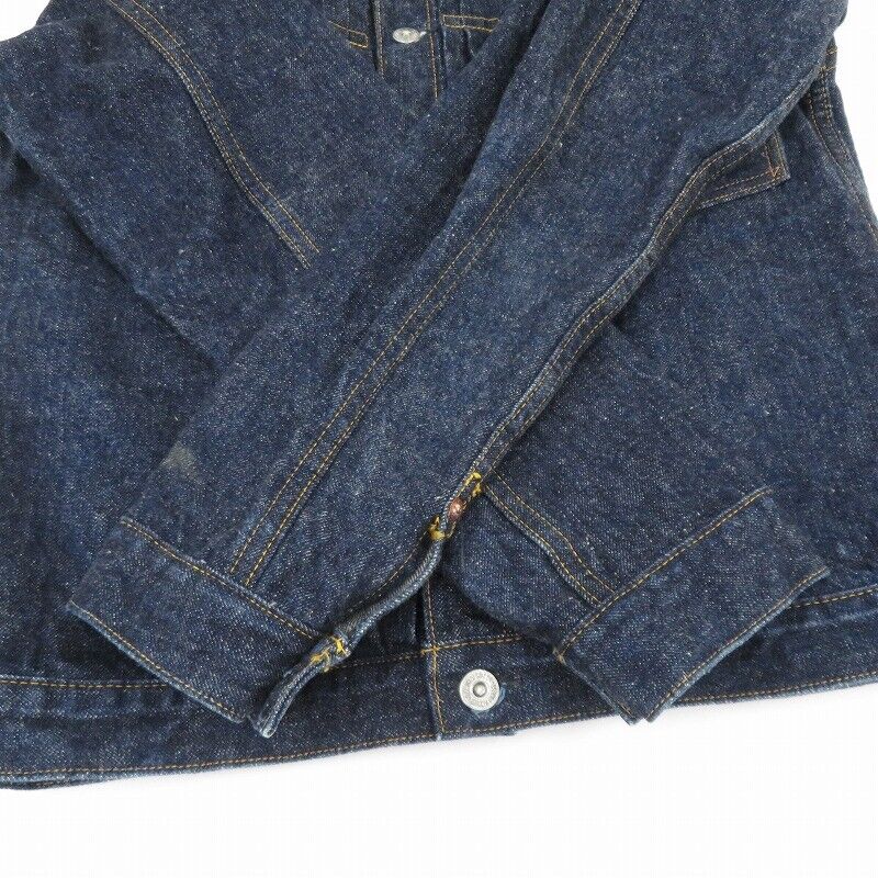 Samurai Jeans Model1/Standard 15Oz Sword Ear Selvedge Denim Jacket S0551Xx Blue