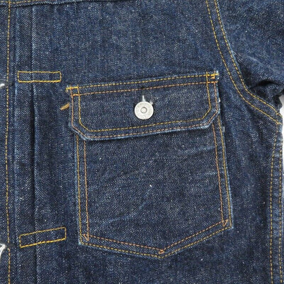 Samurai Jeans Model1/Standard 15Oz Sword Ear Selvedge Denim Jacket S0551Xx Blue