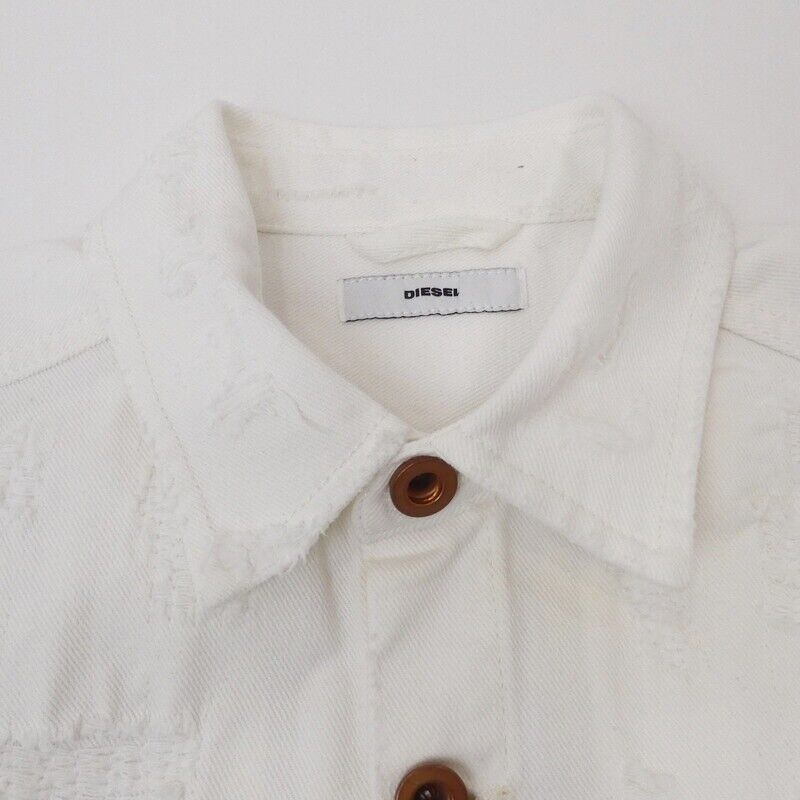 Diesel Denim Jacket White Size M Himeji East Store