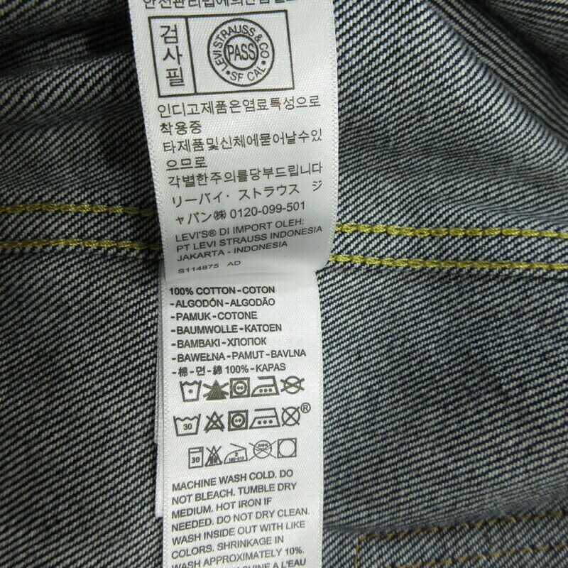 Levi's 2Nd Jkt Denim Jacket 0022T-0000 Indigo Size L Mie Main Store