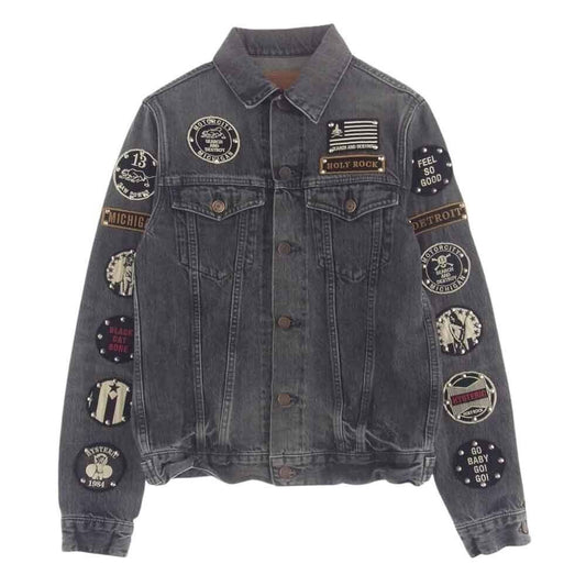 Hysteric Glamor 11Ss 0212Ab01 Rockers Denim Jacket G Jean Gray M Men's