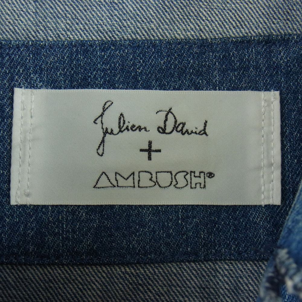 Ambush Julien David Julian Logo Embroidery Denim Jacket G Jean Indigo Blue S Men