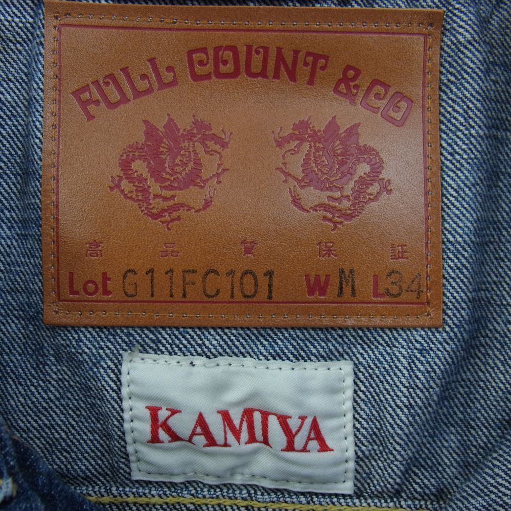 Fullcount Full Count G11Fc101 Kamiya Switching Denim Jacket