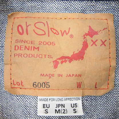 Orslow Lot 6005 3Rddenim Jacket Third Indigo Blue M Men's Old Clothing