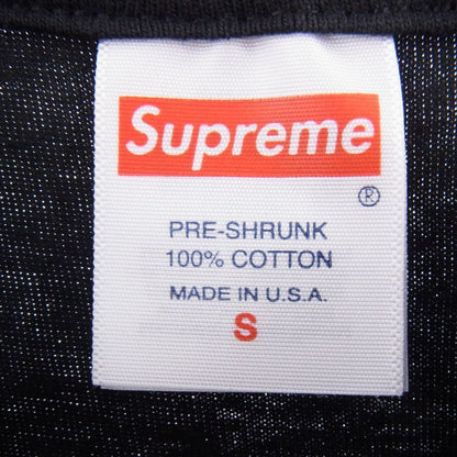 Supreme Denim Jacket 23Aw Camacho Tee Print Short Sleeve T-Shirt Black S Men's