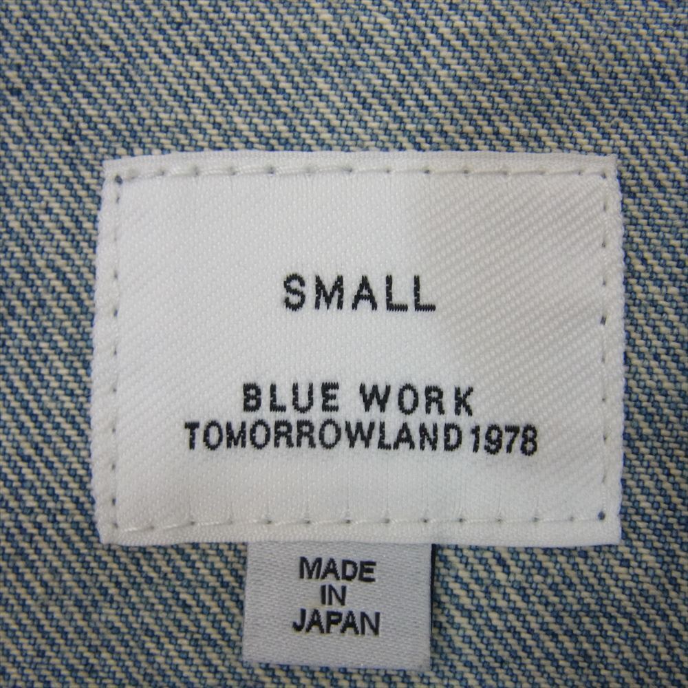 Tomorrowland 54-08-50-08102 Blue Work 3Rdg Jean Denim Jacket