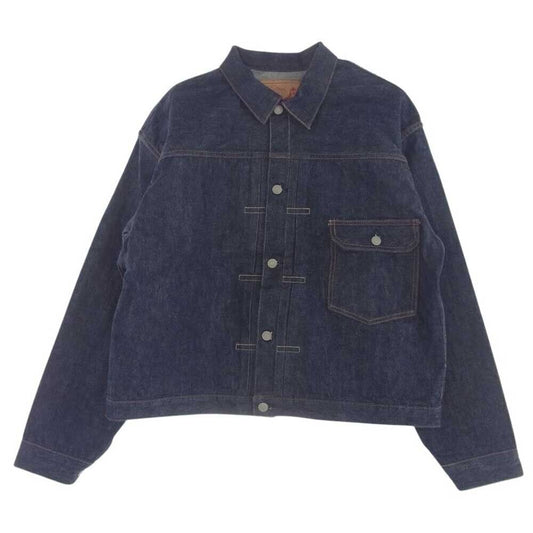 Orslow 1St40'S Pleated Front Blouse Denim Jacket Unisex