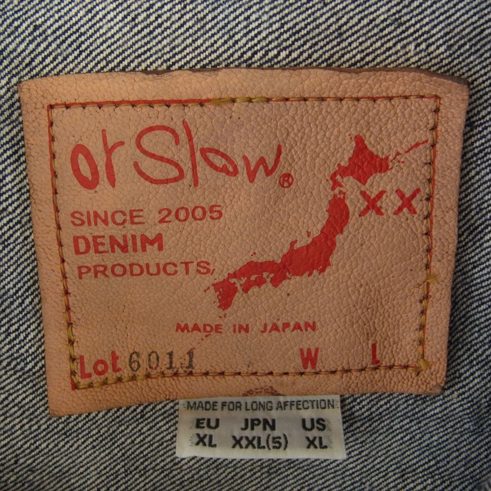 Orslow 1St40'S Pleated Front Blouse Denim Jacket Unisex