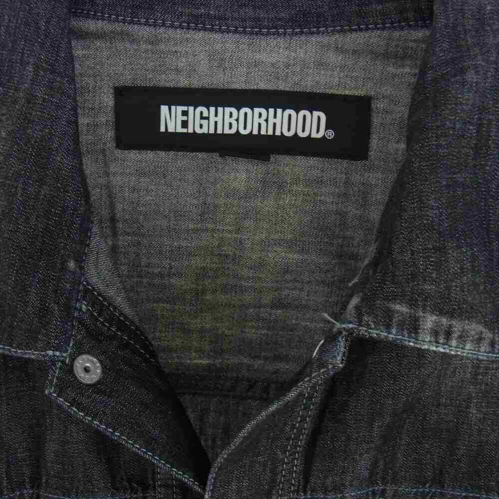 Neighborhood 24Ss 241Spnh-Jkm04 Washed Lightweight Denim Jacket