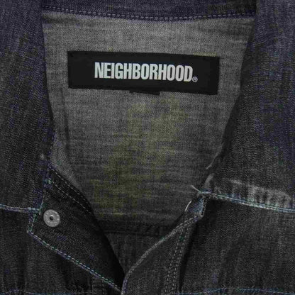 Neighborhood 24Ss 241Spnh-Jkm04 Washed Lightweight Denim Jacket