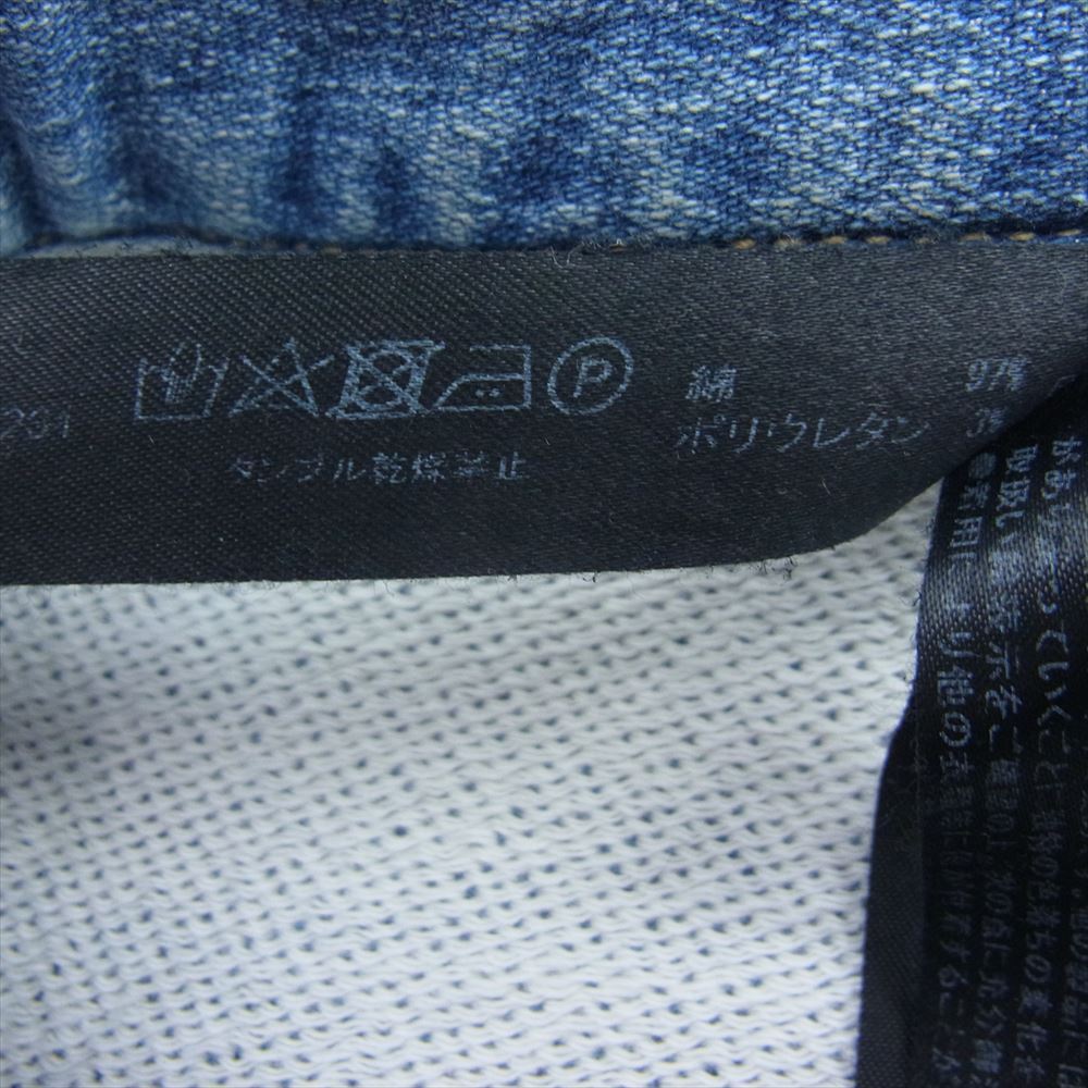 Wjk Double Jk 2861 Dj06F Tight Knit Denim Blouson Jacket Indigo Blue Type