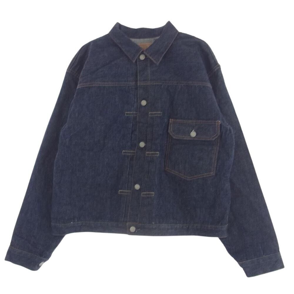 Orslow 6011 1St40'S Pleated Front Blouse Denim Jacket Unisex