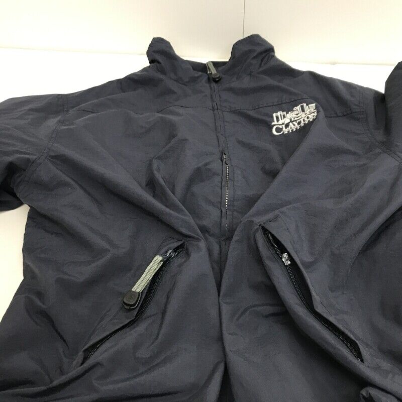 80 90 Corporate Embroidery Fleece Lining Nylon Jacket Dark Navy Xxl Or Above Lon