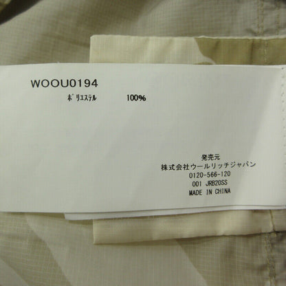 Woolrich Zip Up Jacket Woou0194 Beige Brown Size M Mie Main Store