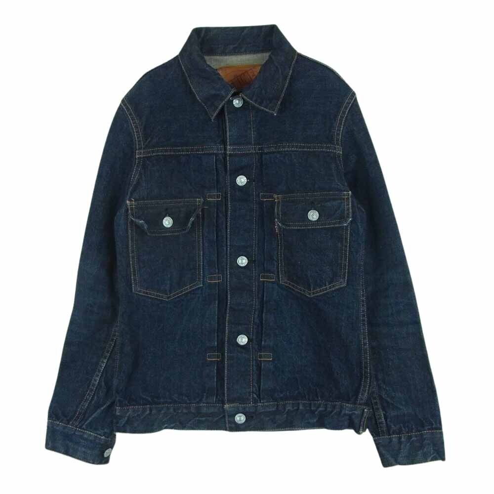 Denime 2nd Denim Jacket Indigo Blue Cotton Men Size S Good Condition