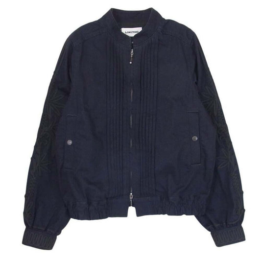 Japan Denim JD JK01 22KT Lokitho Code Embroidery Blouson Navy Men One Size