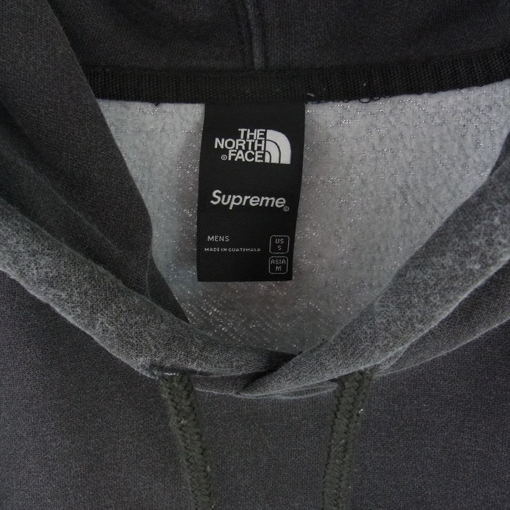 Supreme The North Face 22AW NT52200I Pigment Printed Hoodie Gray Men Size S