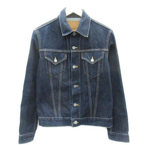 Homegrown Denim Jacket Jean G Mid Length M Navy Navy/Ym2 Men's Vector 230712