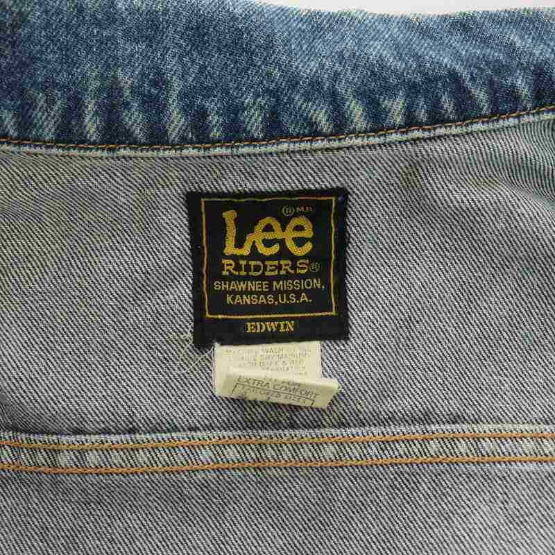 Lee Riders Edwin 0424 Denim Jacket G Jean Made In Japan L Blue Gy22 /Mw