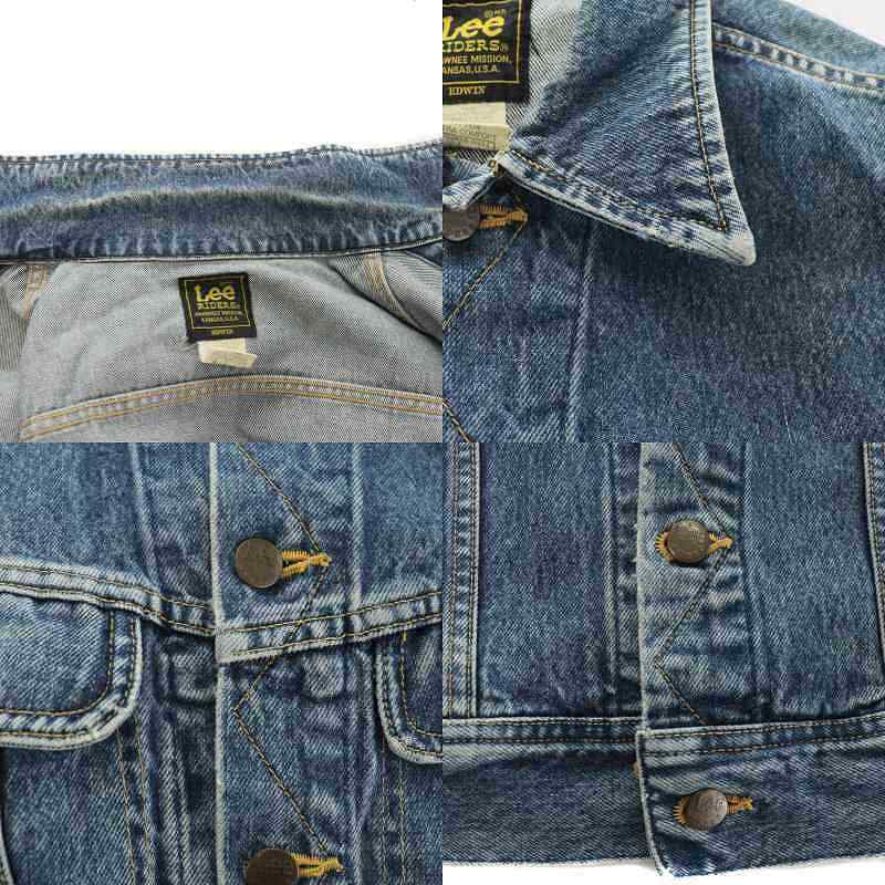 Lee Riders Edwin 0424 Denim Jacket G Jean Made In Japan L Blue Gy22 /Mw