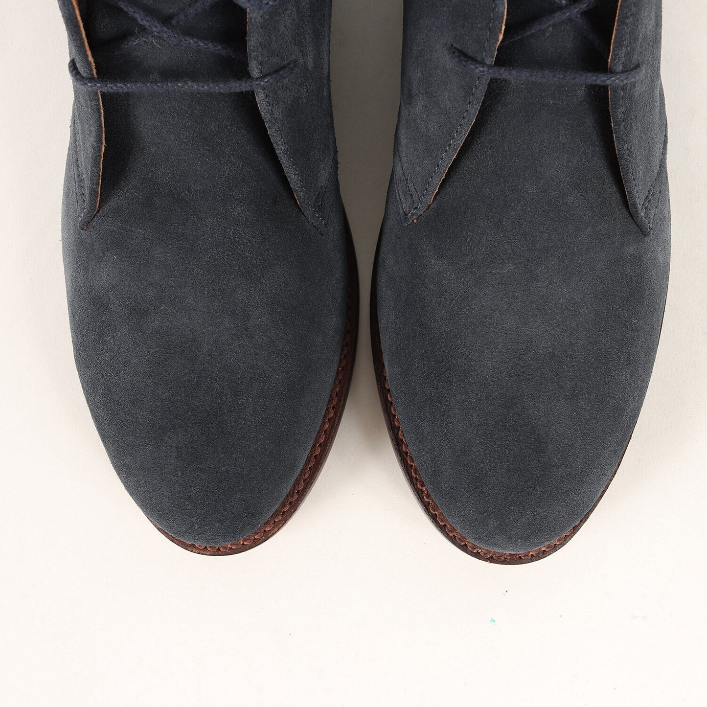 J CREW Men Size 8 5 Suede Bennett Chukka Boots 2 Holes Navy Near Mint