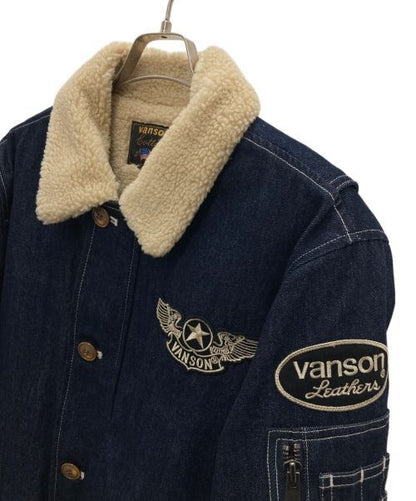 Vanson Boa Lining Jacket Denim Jacket Good Condition size L