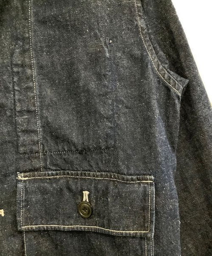 Schott Nep Denim Work Jacket Denim Jacket Good Condition size L