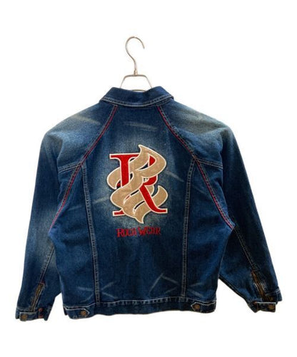 Roca Wear Embroidered Denim Jacket Denim Jacket Good Condition size L