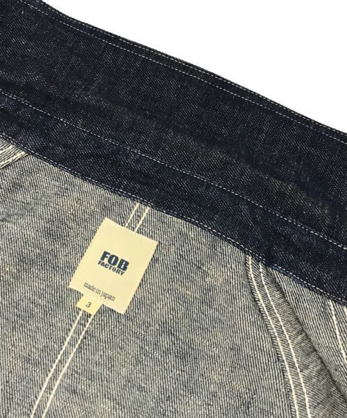 F.O.B Factory Hemp Denim Coveralls Denim Jacket Good Condition  size L