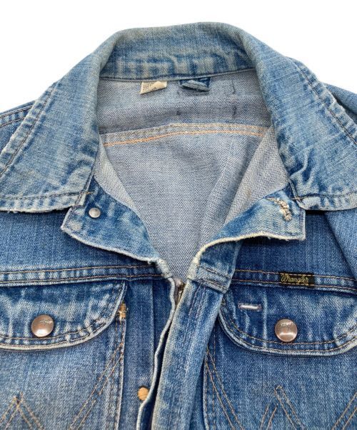 Wrangler 24Mjz Zip Up Denim Jacket Denim Jacket Good Condition size 40