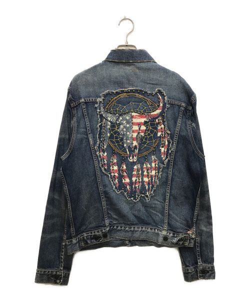 Ralph Lauren Studded Denim Jacket Denim Jacket Good Condition size L