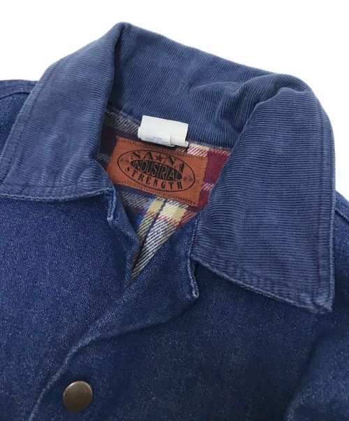 Nana Industrial Strength Lined Blanket Coverall Denim Jacket  size L