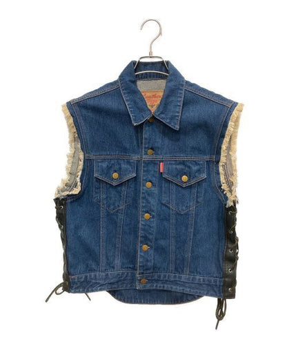 Kadoya Sleeveless Denim Jacket Denim Jacket Good Condition Size L