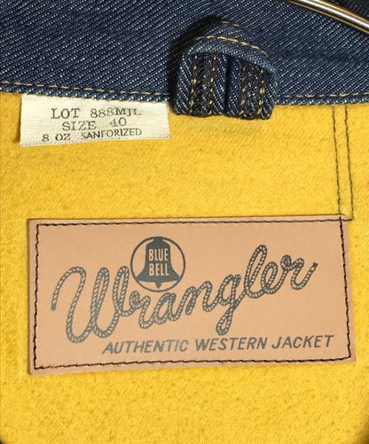 Wrangler Golden Liner Denim Jacket Denim Jacket Good Condition Size 40