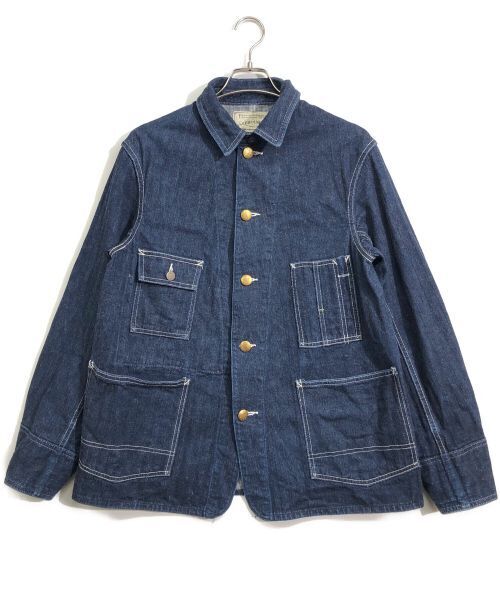 Warehouse Denim Herringbone Coveralls Denim Jacket Good Condition Size 40