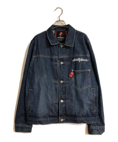 Jackrose The Rolling Stonesembroidered Denim Jacket Denim Jacket Size 3