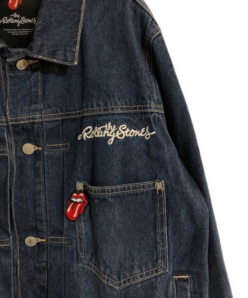 Jackrose The Rolling Stonesembroidered Denim Jacket Denim Jacket Size 3