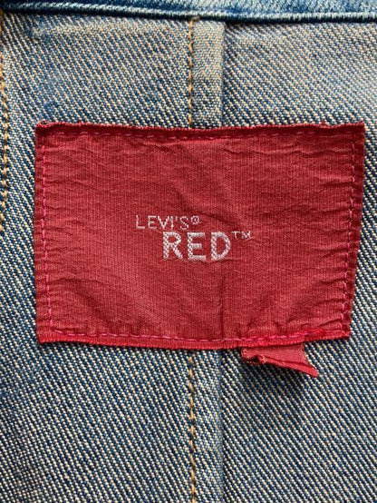 Levis Red Coveralls Denim Jacket Indigo 02203 1151 Men Size S Good Condition