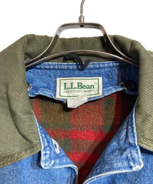 L.L.Bean Hunting Jacket With Liner Denim Jacket Good Condition