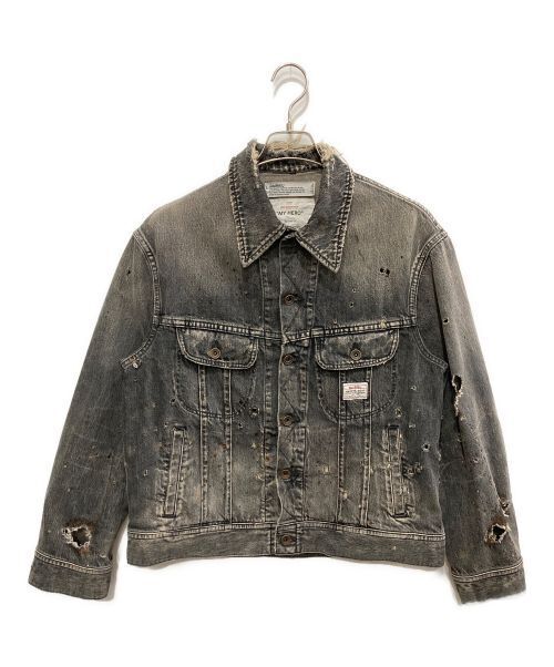 Dairiku Damage Denim Jacket/Damage Jacket Denim Jacket Good Condition