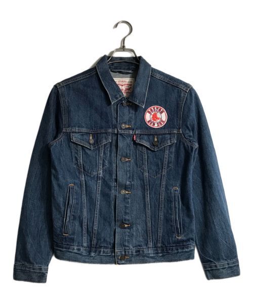 Boston Red Sox Denim Jacket Denim Jacket Good Condition