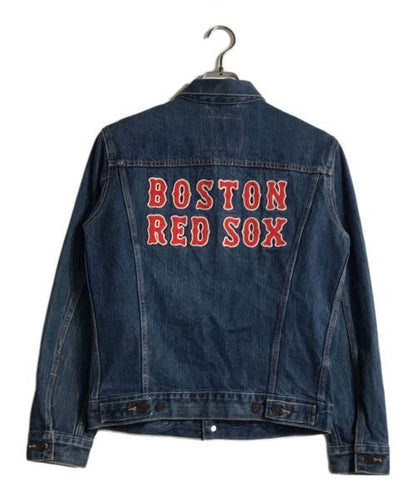 Boston Red Sox Denim Jacket Denim Jacket Good Condition