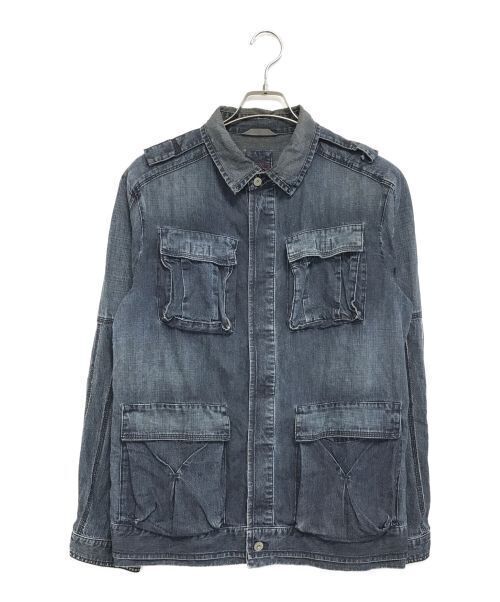 Marithe+Francois Girbaud Old Fatigue Denim Jacket Size L M5-7904 Good Condition