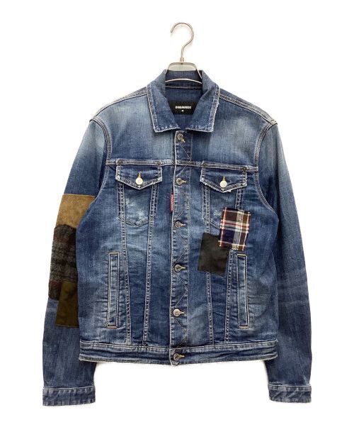 Dsquared2 21Ss Patchwork Denim Jacket Good Condition S71AN0292 size48