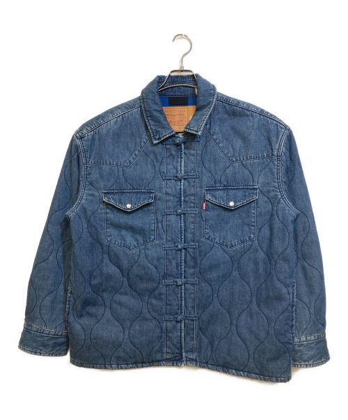 Levi's Denim Quilted Jacket Denim Jacket Good Condition size M