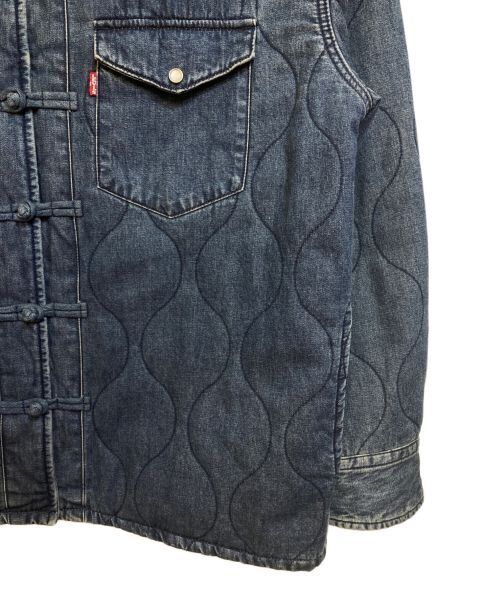 Levi's Denim Quilted Jacket Denim Jacket Good Condition size M