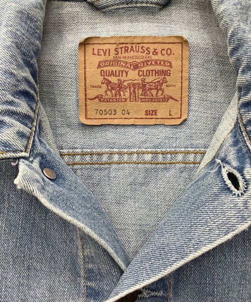 Levi's 90's Vintage Denim Jacket 70503 04 Size L Good Condition