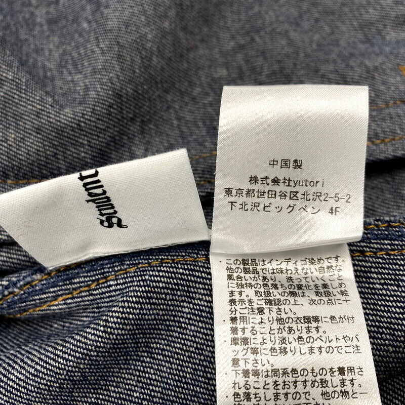 Men's Student Apathy Denim Jacket Sa1100 Outerwear